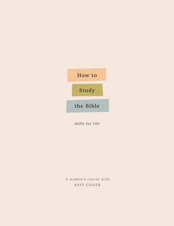 How To Study The Bible (Rooted Network)